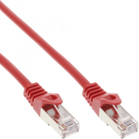 InLine S-FTP Cat.5e 50.0m cavo di rete Rosso 50 m Cat5e SF/UTP (S-FTP) (72555R)