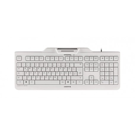 CHERRY KC 1000 SC tastiera USB QWERTY Inglese UK Grigio (JK-A0100GB-0)