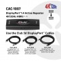 CLUB3D DP 1.4 4K120HZ HDR ACTIVE REPEATER F/F displayport Nero (CAC-1007)