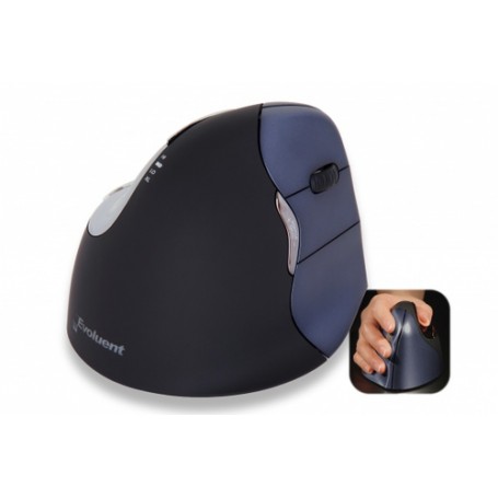 BakkerElkhuizen Evoluent4 Wireless mouse Mano destra RF Wireless Ottico (BNEEVR4W)