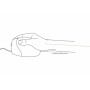 BakkerElkhuizen Evoluent4 mouse Mano destra Ottico (BNEEVR4)