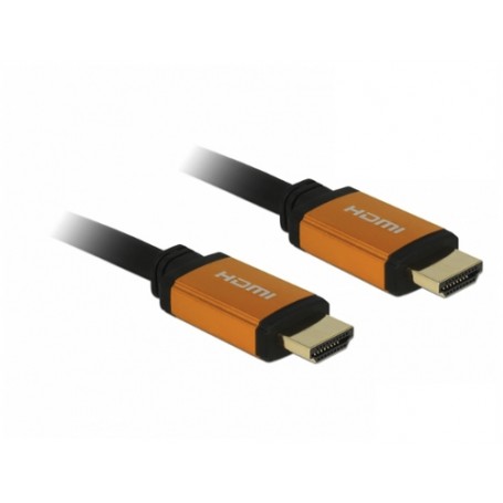 DeLOCK 85729 cavo HDMI 2 m HDMI tipo A (Standard) Nero, Oro (85729)