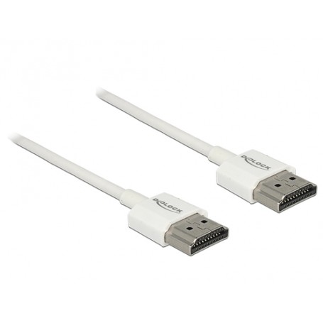 DeLOCK 85121 cavo HDMI 0,5 m HDMI tipo A (Standard) Bianco (85121)