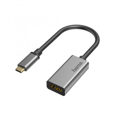 Hama 00200305 cavo e adattatore video USB tipo-C HDMI Grigio (00200305)