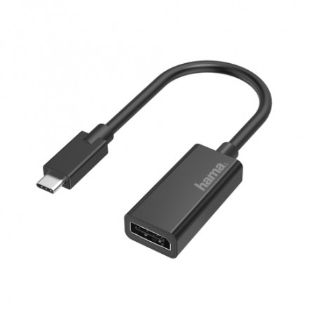 Hama 00200314 cavo e adattatore video USB tipo-C DisplayPort Nero (00200314)