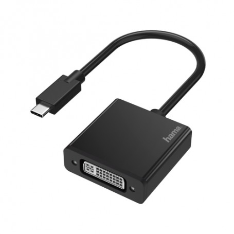 Hama 00200316 cavo e adattatore video USB tipo-C DVI Nero (00200316)