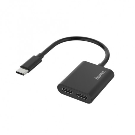 Hama 00200321 adattatore per inversione del genere dei cavi USB Type-C 2xUSB Type-C Nero (00200321)