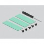 DeLOCK 18353 ventola per PC Unità allo stato solido Dissipatore Nero 1 pz (18353)