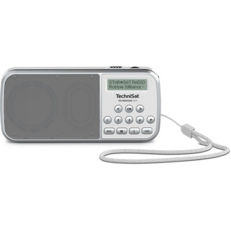 TechniSat TECHNIRADIO RDR Portatile Analogico e digitale Grigio, Bianco (0001/3922)