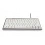 BakkerElkhuizen UltraBoard 950 tastiera USB QWERTZ Tedesco Argento, Bianco (BNEU950DE)