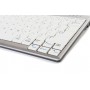 BakkerElkhuizen UltraBoard 950 tastiera USB QWERTY Inglese UK Argento, Bianco (BNEU950UK)