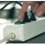 Brennenstuhl Eco-Line + switch & 1,5 mm² Ø Cable Grigio 10 presa(e) AC 3 m (1159350010)