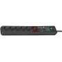 Brennenstuhl Secure-Tec 19.500A Antracite 6 presa(e) AC 3 m (1159490966)