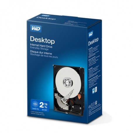 Western Digital Desktop Everyday 3.5" 2000 GB Serial ATA III (WDBH2D0020HNC-ERSN)