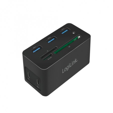 LogiLink UA0370 replicatore di porte e docking station per notebook Cablato USB 3.2 Gen 1 (3.1 Gen 1) Type-C Nero (UA0370)