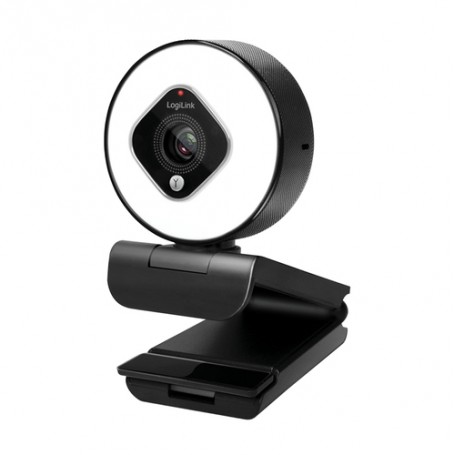 LogiLink UA0384 webcam 2 MP 1920 x 1080 Pixel USB 2.0 Nero, Bianco (UA0384)
