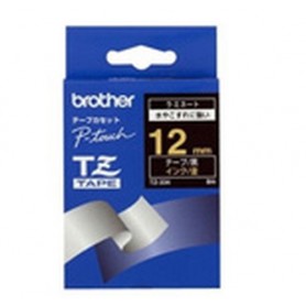 Brother Gloss Laminated Labelling Tape - 12mm, Gold/Black nastro per etichettatrice TZ (TZ334)
