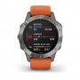 Garmin fēnix 6 Sapphire 3,3 cm (1.3") Arancione, Titanio GPS (satellitare) (010-02158-14)