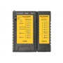DeLOCK 86407 tester per cavo di rete Tester per cavi a doppino intrecciato Nero (86407)
