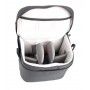 Bilora Digi System Square Custodia rigida Nero, Grigio (4018)