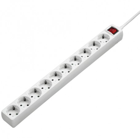 Hama 00137234 protezione da sovraccarico Bianco 10 presa(e) AC 230 V 3 m (137234)