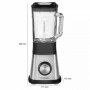Bomann UM 1374 CB Sbattitore con base 650 W Nero, Acciaio inossidabile (613741)