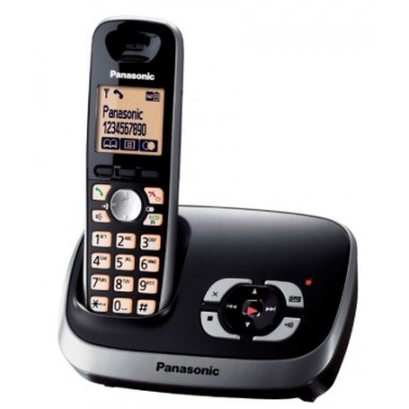 Panasonic KX-TG6521 Telefono DECT Identificatore di chiamata Nero (KX-TG6521GB)