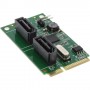 InLine Mini-PCIe 2.0 2x SATA scheda di interfaccia e adattatore Interno (66907)
