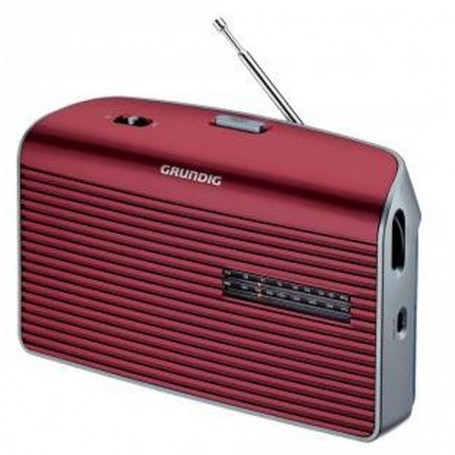 Grundig Music 60 Personale Analogico Rosso, Argento (GRN1540)