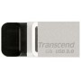 Transcend JetFlash 880 OTG 32GB unità flash USB USB Type-A / Micro-USB 3.2 Gen 1 (3.1 Gen 1) Nero, Argento (TS32GJF880S)