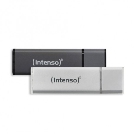 Intenso AluLine USB Drive 32GB Doppelpack 2x32GB - 32 GB unità flash USB USB tipo A 2.0 Antracite, Argento (3521480)
