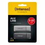 Intenso AluLine USB Drive 32GB Doppelpack 2x32GB - 32 GB unità flash USB USB tipo A 2.0 Antracite, Argento (3521480)