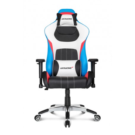 AKRacing Premium Sedia da gaming per PC Sedia imbottita tappezzata Nero, Blu, Rosso, Bianco (AK-PREMIUM-TRI)
