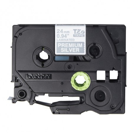 Brother TZe-PR955 nastro per etichettatrice Bianco su argento (TZEPR955)