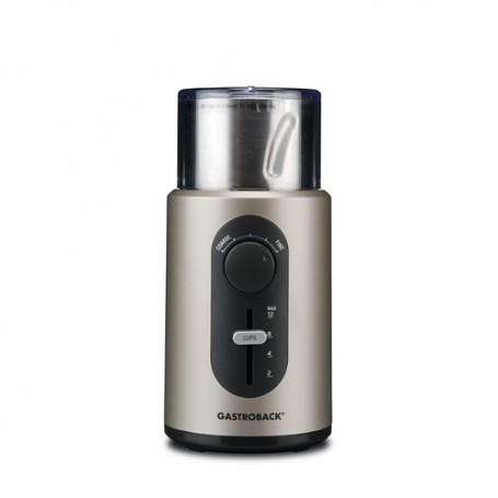 Gastroback Design Basic Macinino a lame 200 W Nero, Metallico (42601)