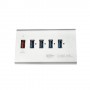 LogiLink UA0227 hub di interfaccia USB 3.2 Gen 1 (3.1 Gen 1) Micro-B 5000 Mbit/s Nero (UA0227)