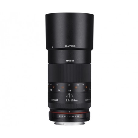 Samyang 100mm F2.8 ED UMC Macro SLR Teleobiettivo macro Nero (1112303101)