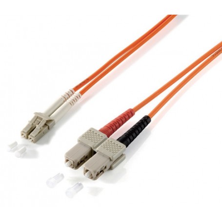 Equip LC/SС 62.5/125μm 3.0m cavo a fibre ottiche 3 m SC OM1 Arancione (254323)
