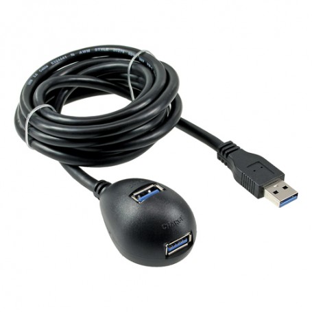 InLine USB 3.0 cable cavo USB USB 3.2 Gen 1 (3.1 Gen 1) USB A 2 x USB A Nero (35653)
