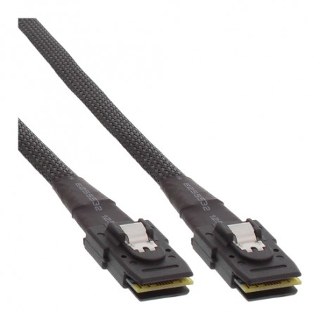 InLine Mini-SAS 36pin SFF-8087, 0.5m Nero (27624)