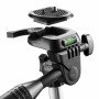 Walimex Travel I treppiede Fotocamere digitali/film 3 gamba/gambe Nero, Argento (17996)