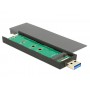 DeLOCK 42593 contenitore di unità di archiviazione Box esterno SSD Nero M.2 (42593)