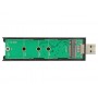 DeLOCK 42593 contenitore di unità di archiviazione Box esterno SSD Nero M.2 (42593)