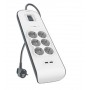 Belkin BSV604vf2M Bianco 6 presa(e) AC 2 m (BSV604vf2M)