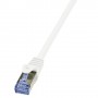 LogiLink 15m Cat.6A 10G S/FTP cavo di rete Bianco Cat6a S/FTP (S-STP) (CQ3101S)