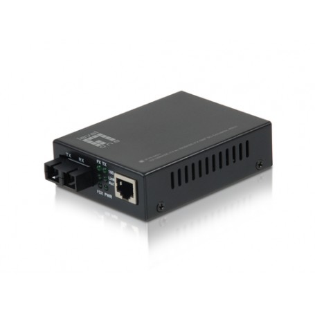 LevelOne FVT-2401 convertitore multimediale di rete 100 Mbit/s 1310 nm Modalità singola Nero (540682)