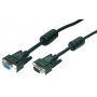 LogiLink VGA M/F 10m cavo VGA VGA (D-Sub) Nero (CV0019)