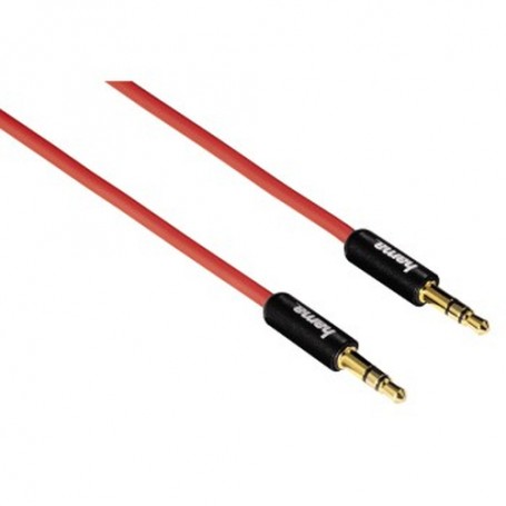 Hama 0.5m 3.5mm/3.5mm cavo audio 0,5 m Rosso (00014151)