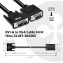 CLUB3D DVI-A TO VGA CABLE M/M 3m/ 9.8ft 28 AWG DVI-D Nero (CAC-1243)