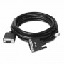CLUB3D DVI-A TO VGA CABLE M/M 3m/ 9.8ft 28 AWG DVI-D Nero (CAC-1243)